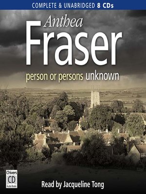 Person or Persons Unknown - Audiobook